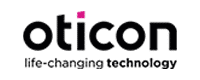 Oticon logo for life with hearing aids