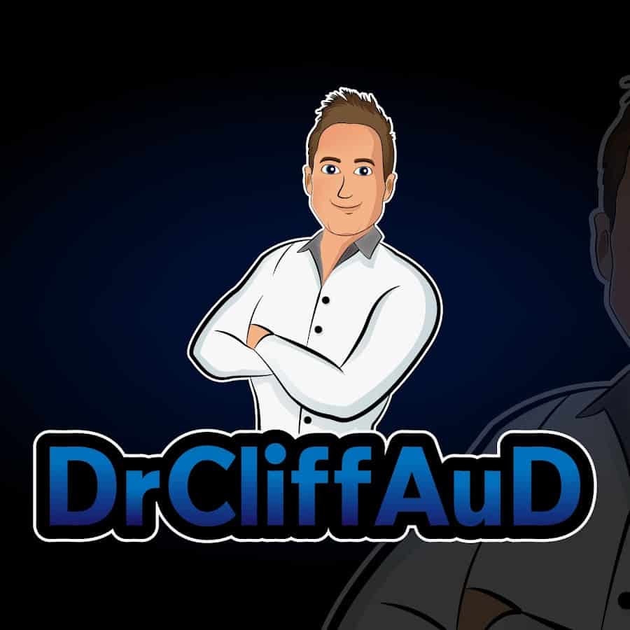 Dr Cliff audiology cartoon image